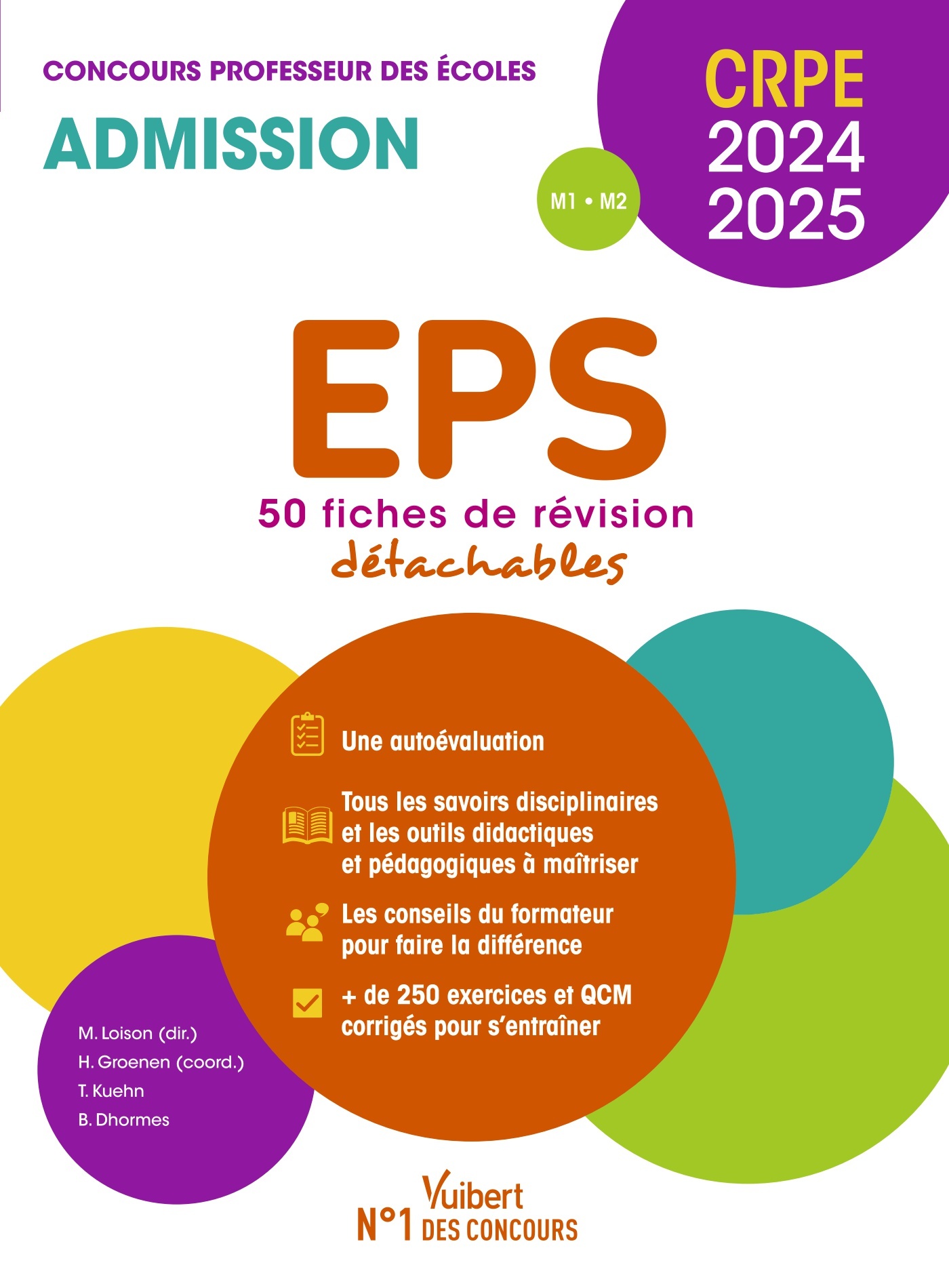 EPS - CRPE 2024-2025 - 50 fiches de remise à niveau | Vuibert
