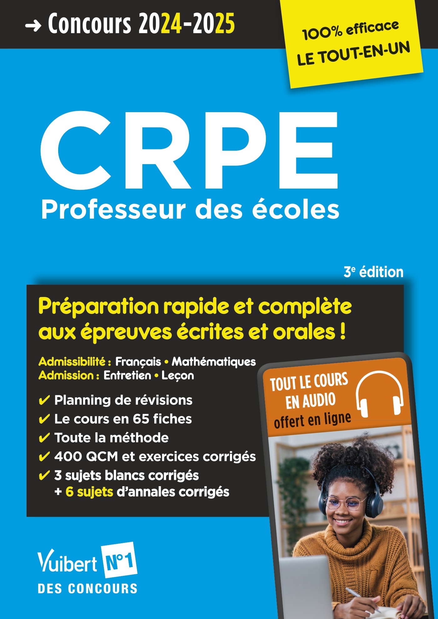 CRPE 2024 - Préparation rapide et complète aux épreuves écrites et orales |  Vuibert