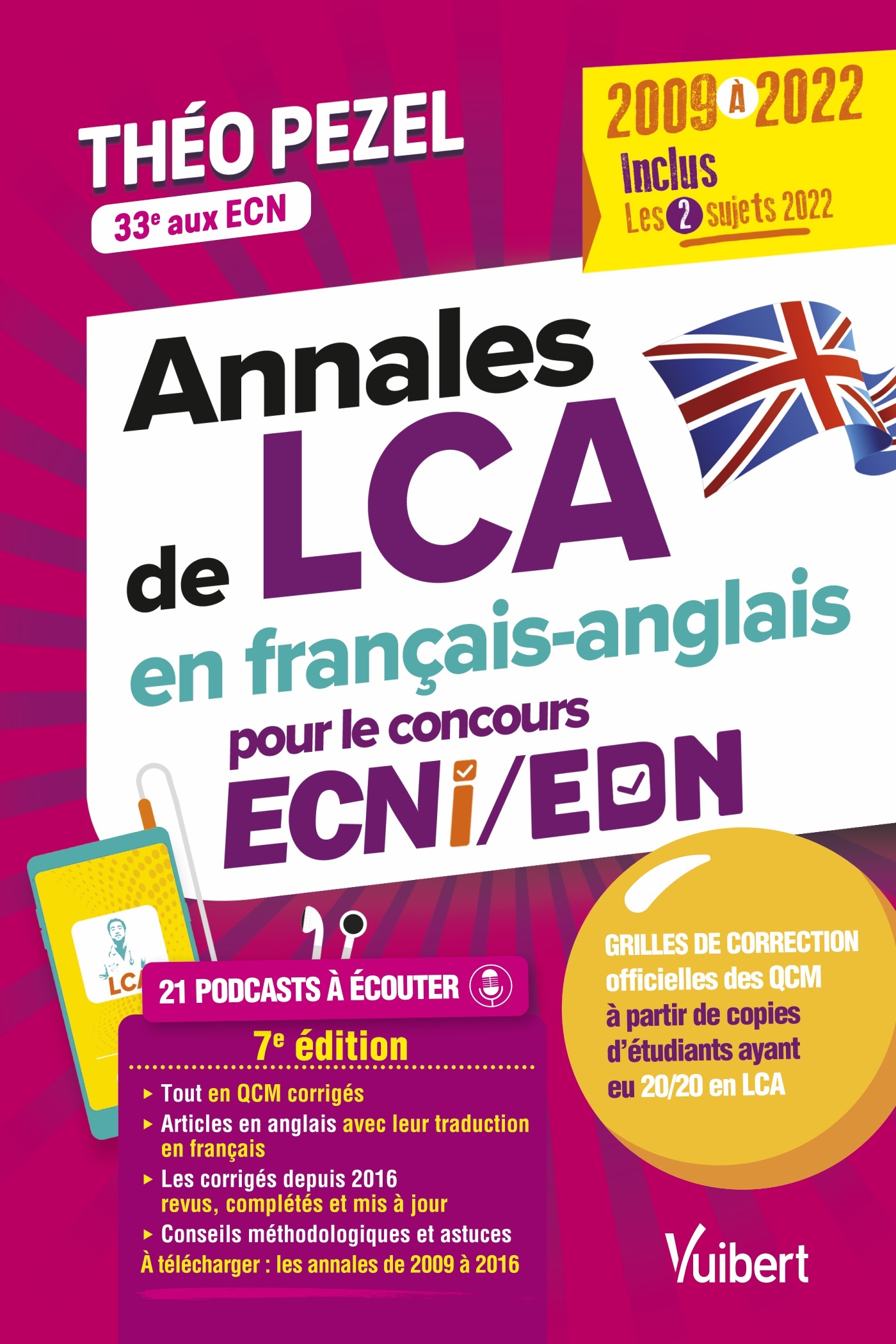 Annales de LCA en français-anglais 2009-2022 pour le concours ECNi/EDN 2023  | Vuibert